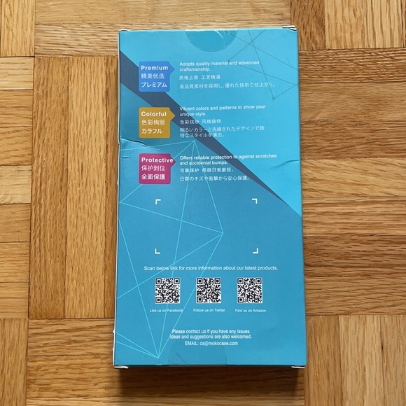 BNIB Clear iPhone 7/8 case with corner guards - Picture 2 of 3